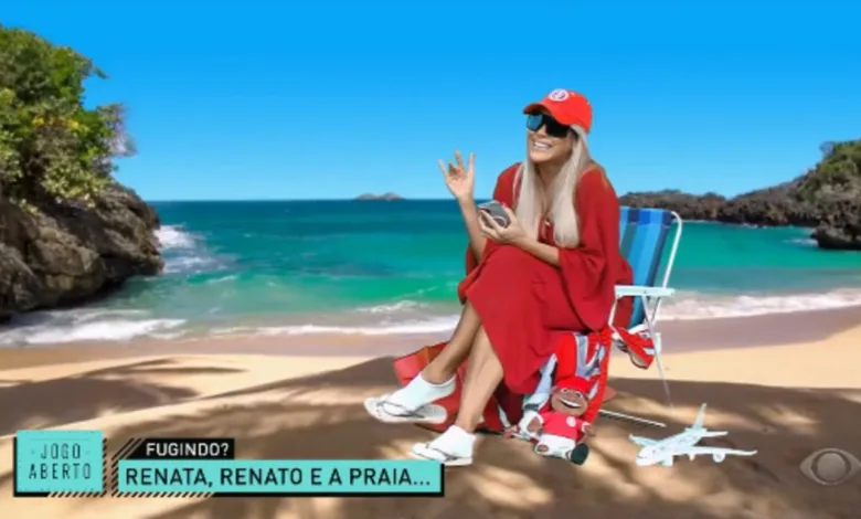 Renata Fan ironizou Renato