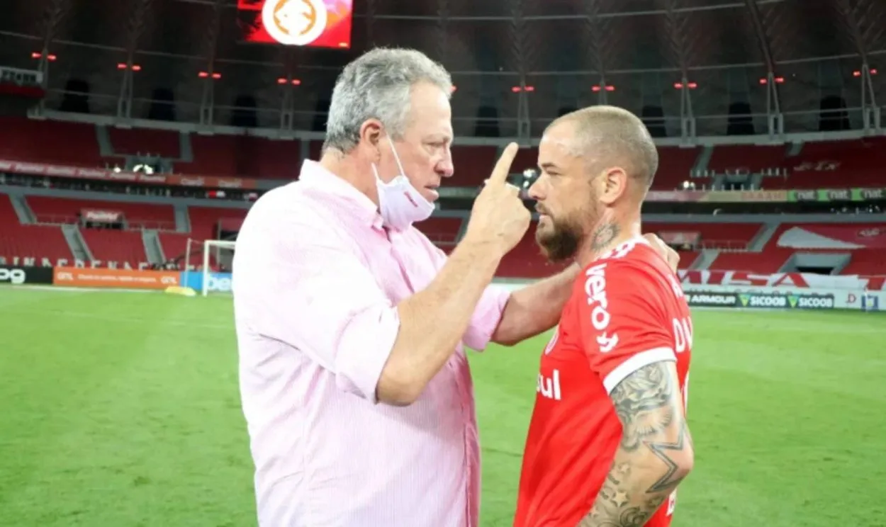 Abel Braga e D'Alessandro pelo Inter