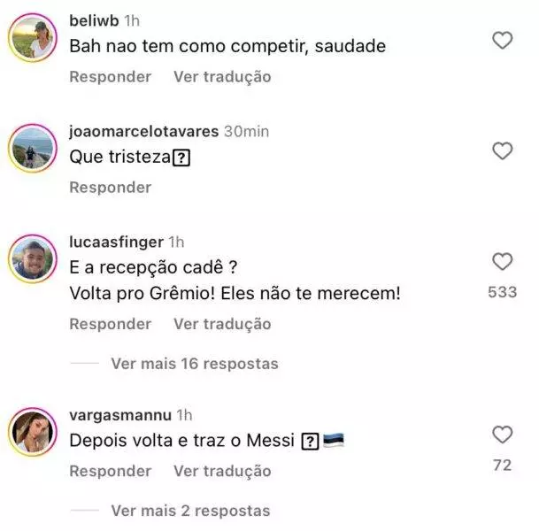 Torcedores do Grêmio "sofrem" com nova publicação de Suárez nas redes sociais; entenda