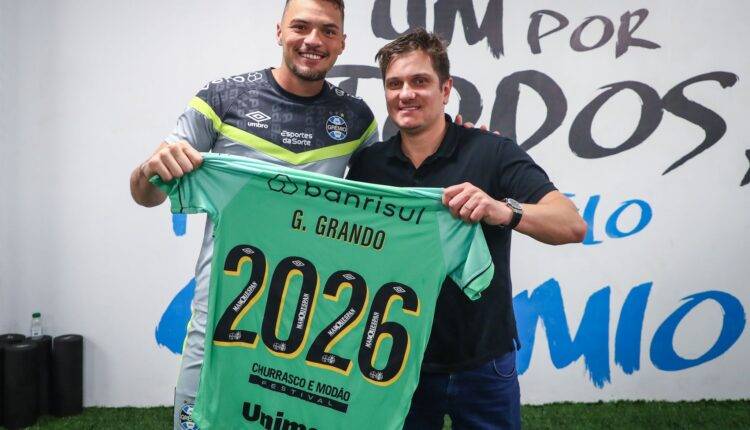 Grêmio renovou com Gabriel Grando