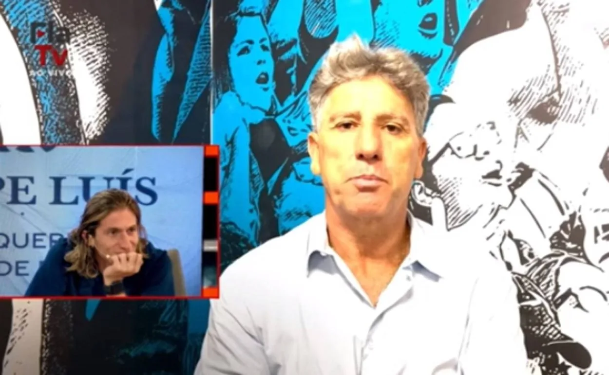 Filipe Luís cita jogos do Grêmio, diz amar Renato e rasga elogios: "Sabe muito de bola" Renato