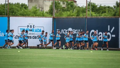 Marchesín treina pela primeira vez com os novos colegas; Grêmio pode ter desfalque no começo do Gauchão Grêmio