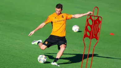 Lucas Alario se destaca com gols em treino de finalizações no CT do Inter; veja jogadas Alario pelo Inter
