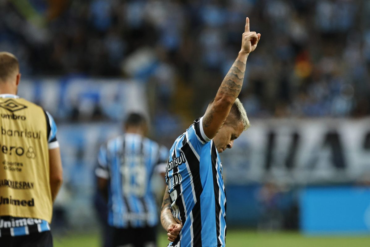 Grêmio divulga vídeo do encontro de pequena torcedora com Soteldo: "Momento único" Soteldo pelo Grêmio