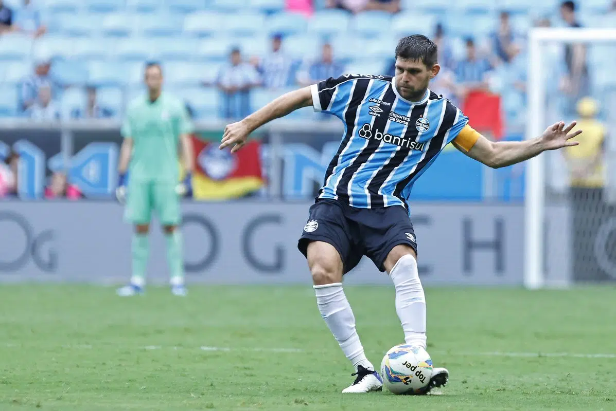 A entrevista de Kannemann logo após o primeiro jogo entre Juventude e Grêmio na final Kannemann, no Grêmio