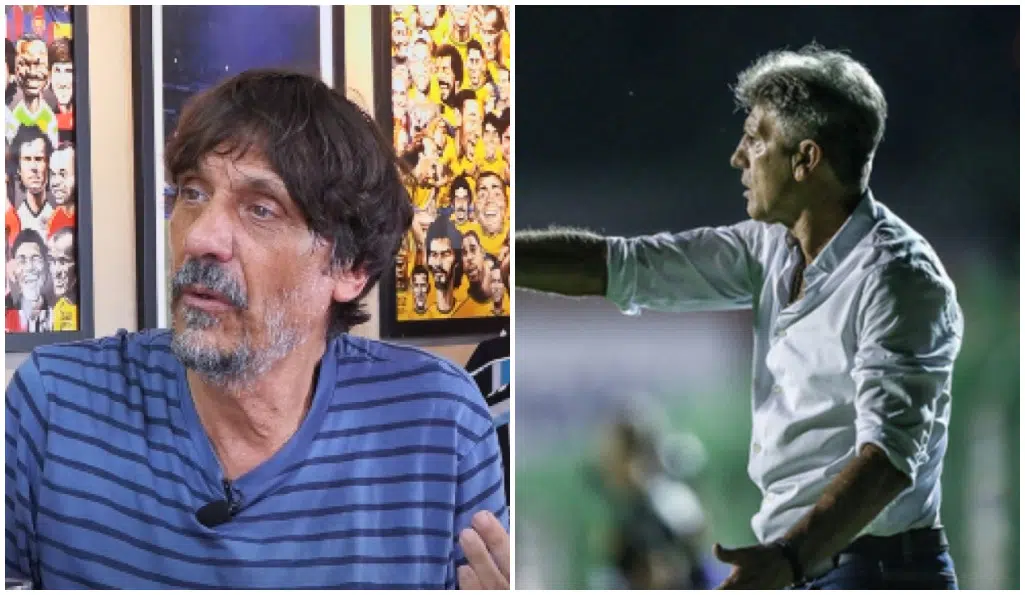 Eduardo Bueno, o "Peninha", diz que não vai mais na Arena por posições políticas de Renato Renato treina o Grêmio