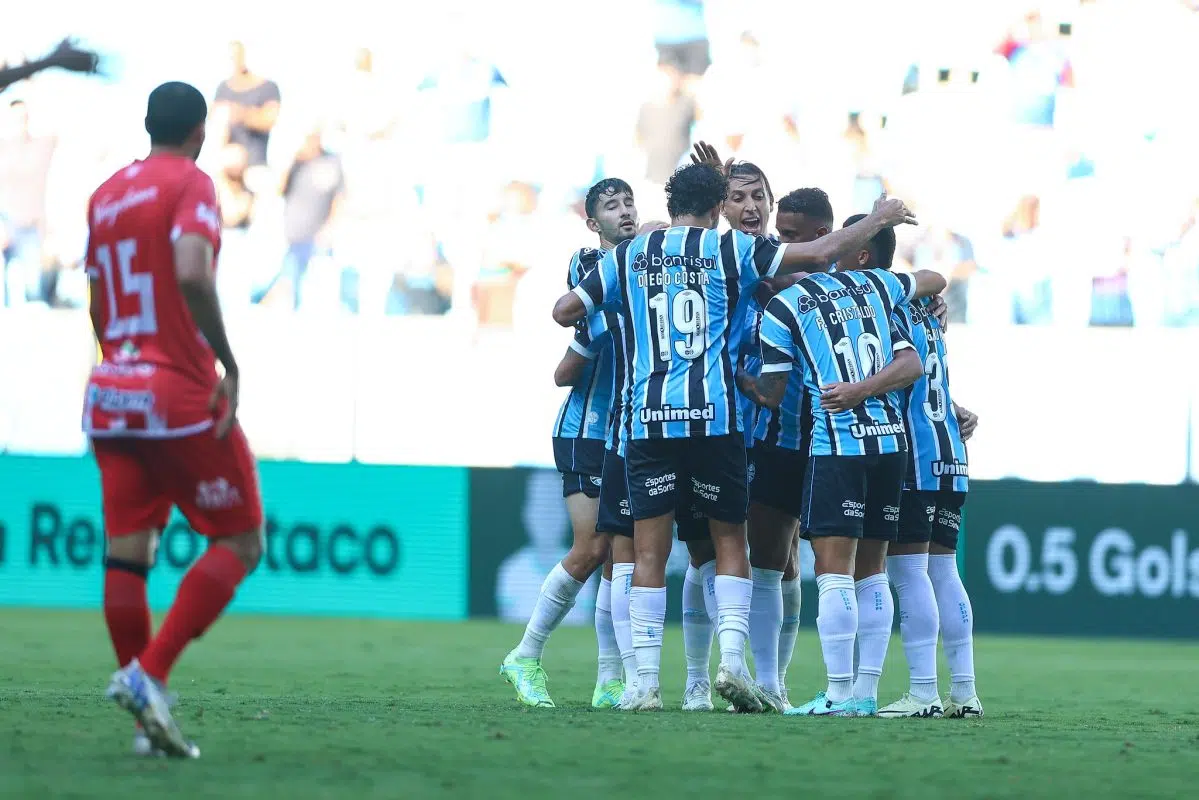 Após período de folga, Grêmio pode engatar sequência de 10 partidas em um mês; veja projeção Grêmio