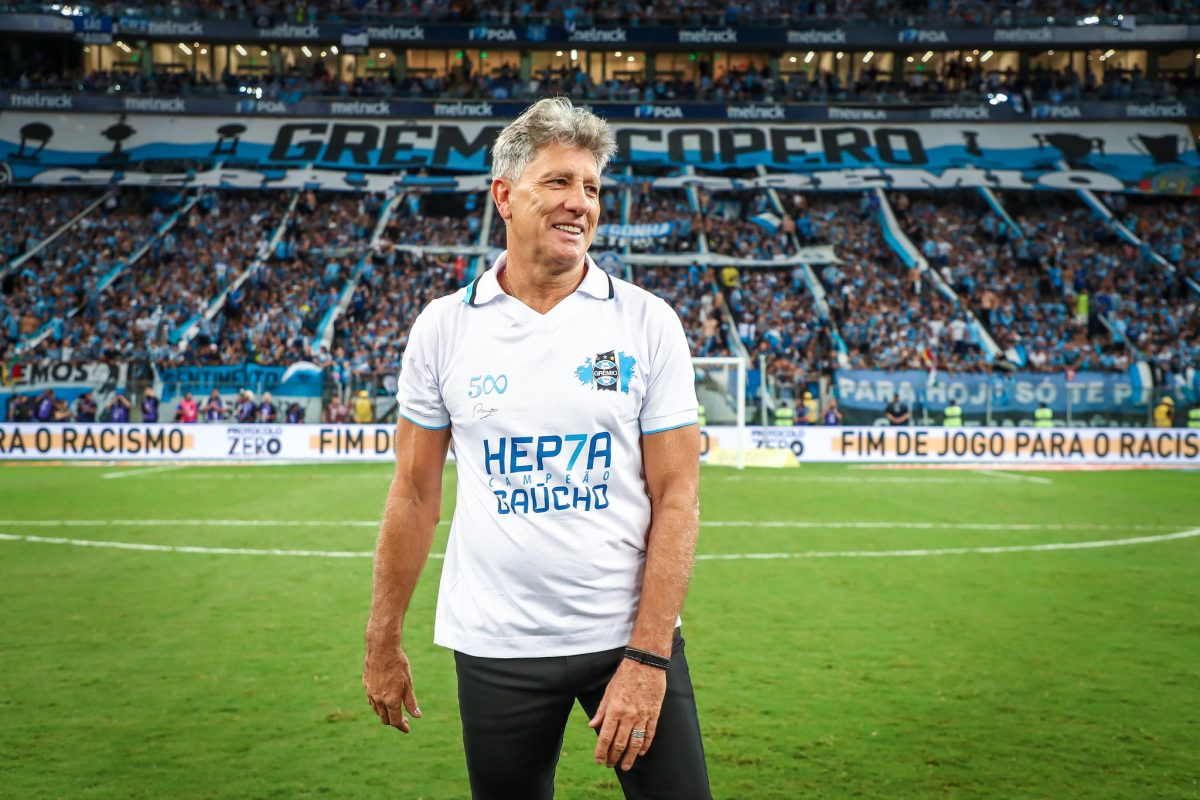 De olho na Arena: o pedido de Renato à direção antes do próximo jogo do Grêmio Renato pelo Grêmio
