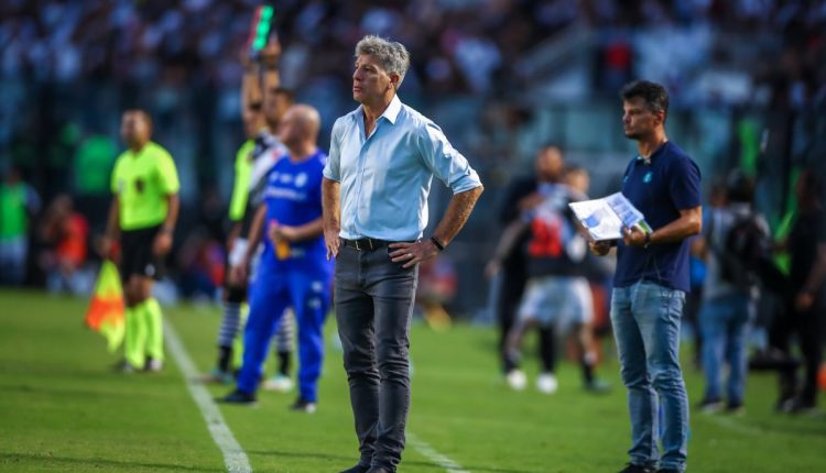 Renato irritado no Grêmio