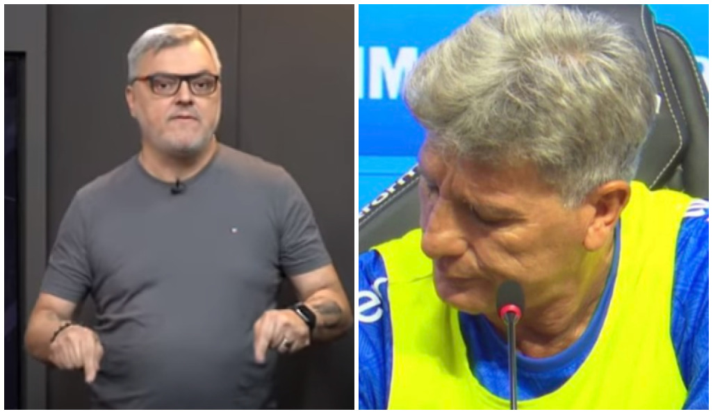 Meneghetti manda mensagem para Renato e pede desculpas por atitude: "Errei contigo" Renato e Meneghetti
