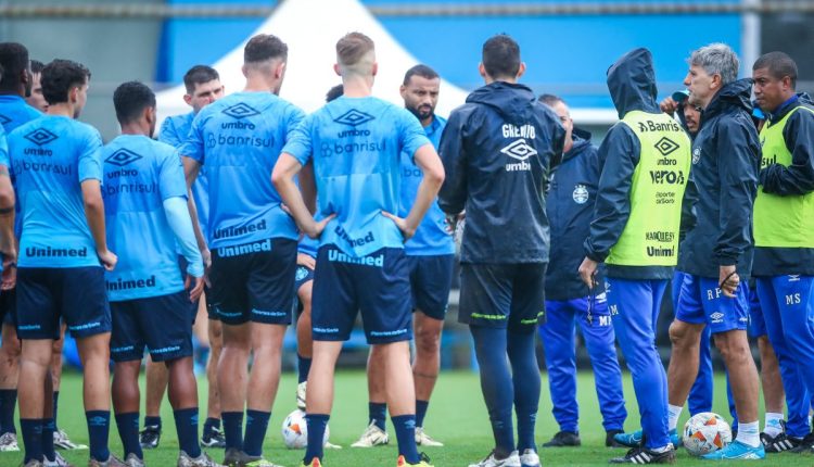 Grêmio em novo treino