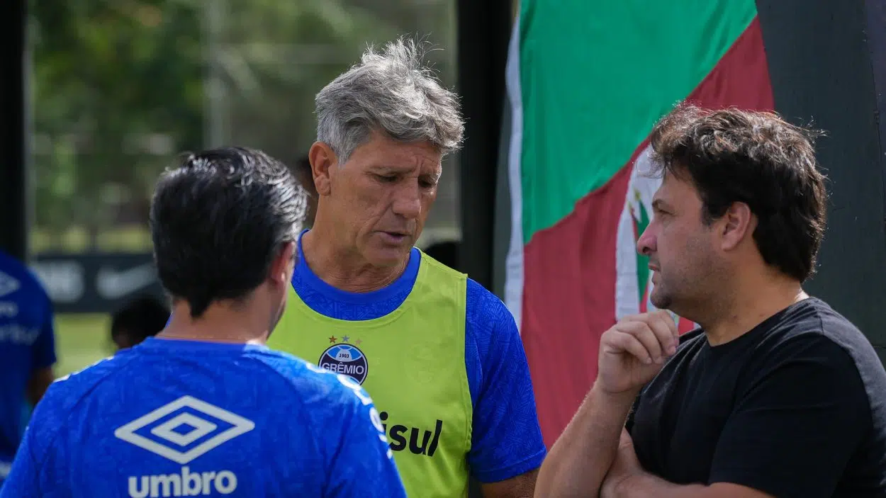 Grêmio: Renato aponta "vantagem" que o Huachipato terá na partida decisiva de terça Renato do Grêmio