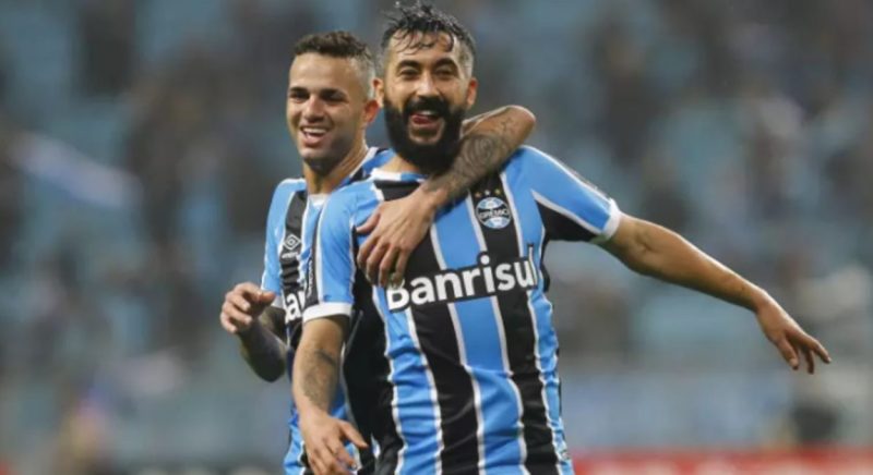 Douglas e Luan nos tempos de Grêmio