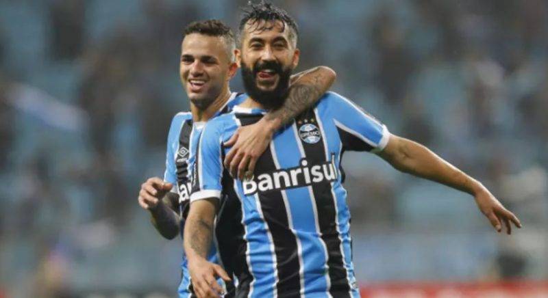 Douglas e Luan nos tempos de Grêmio