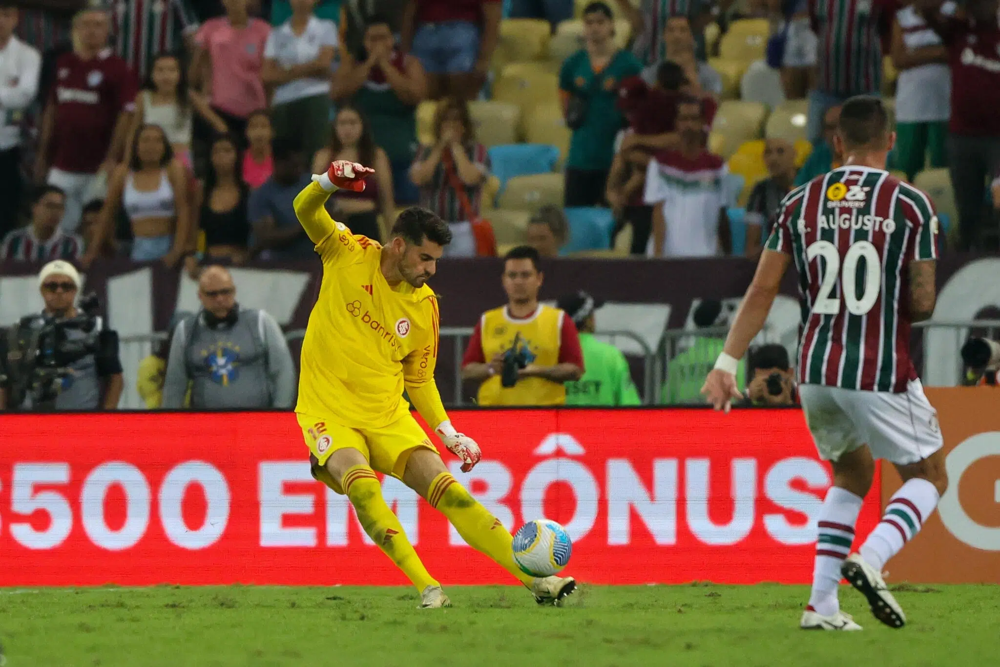 Fabrício revela se falhou no gol de Ganso e celebra volta do Inter ao Beira-Rio: "Estamos ansiosos" Fabrício pelo Inter