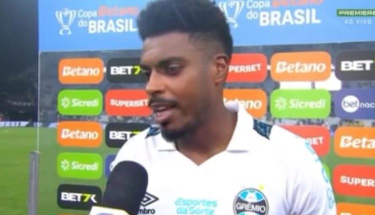 Jemerson após Grêmio 0x0 Corinthians