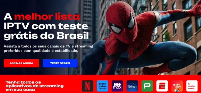 Faça o teste grátis, Assine IPTV