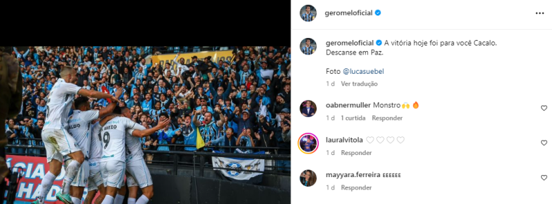 Últimas do Grêmio: post de Geromel, dupla convocada e coletiva de imprensa anunciada