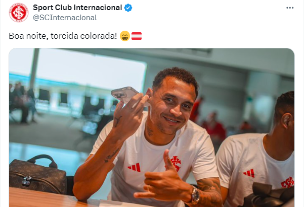 Provocou? Inter publica foto de Alan Patrick após queda do Grêmio: "Boa noite"