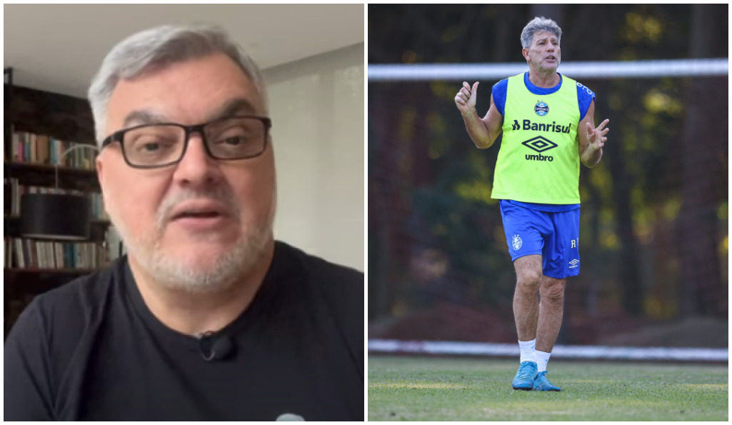Alta cúpula do Grêmio pensa em interromper trabalho de Renato no fim do ano, diz jornalista Grêmio de Renato Portaluppi
