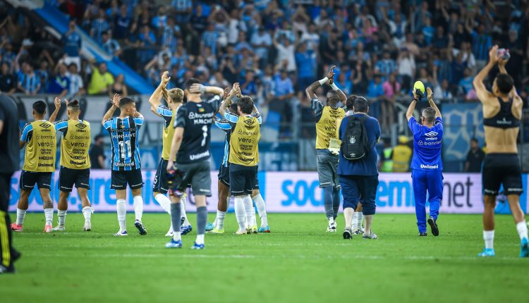 Grêmio contra o Flamengo