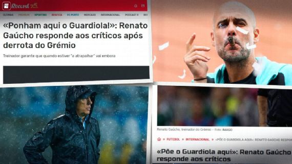 A declaração de Renato após a derrota para o Criciúma que repercutiu até na Europa