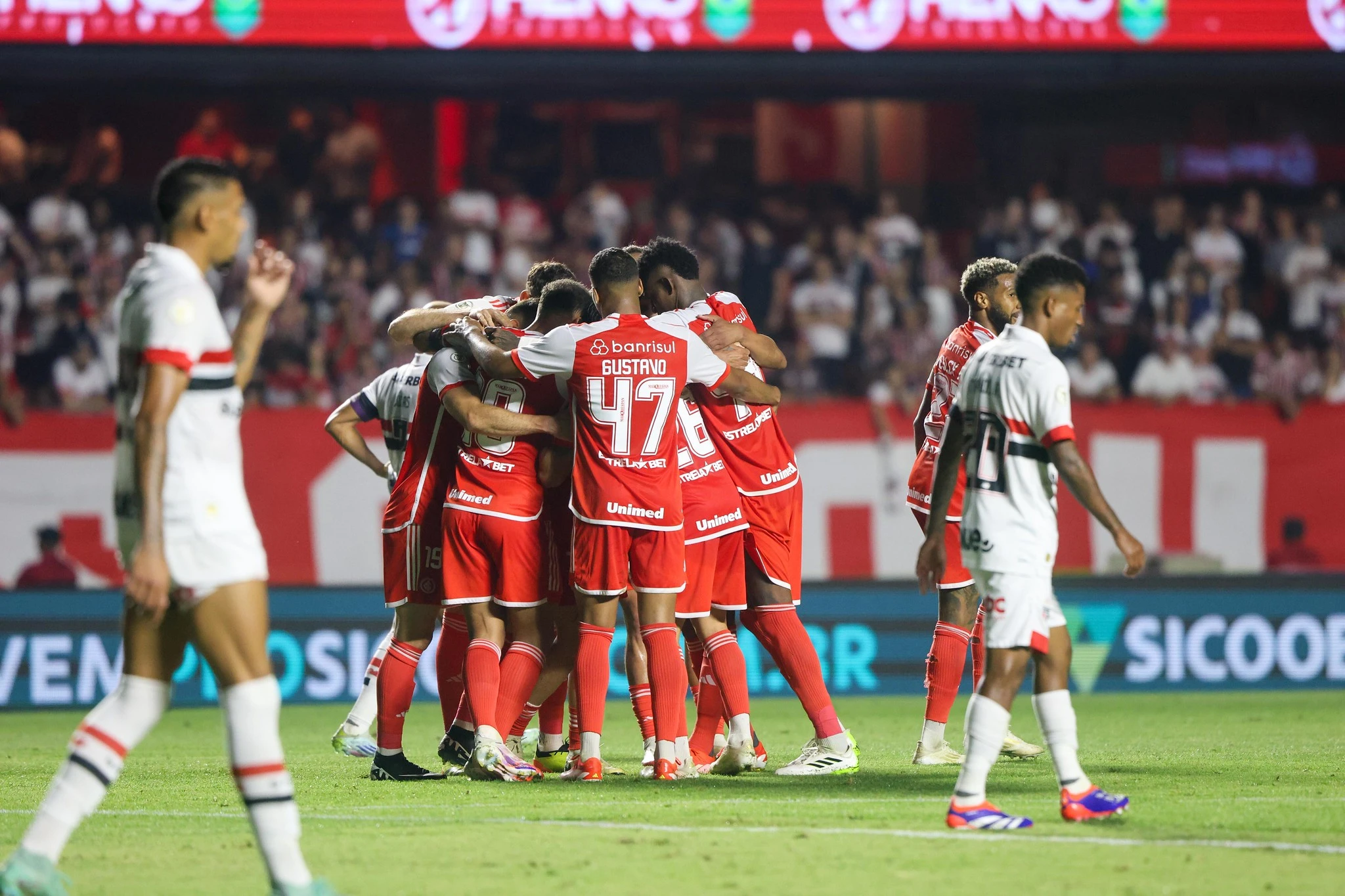 Inter venceu o São Paulo, mas perdeu Mercado