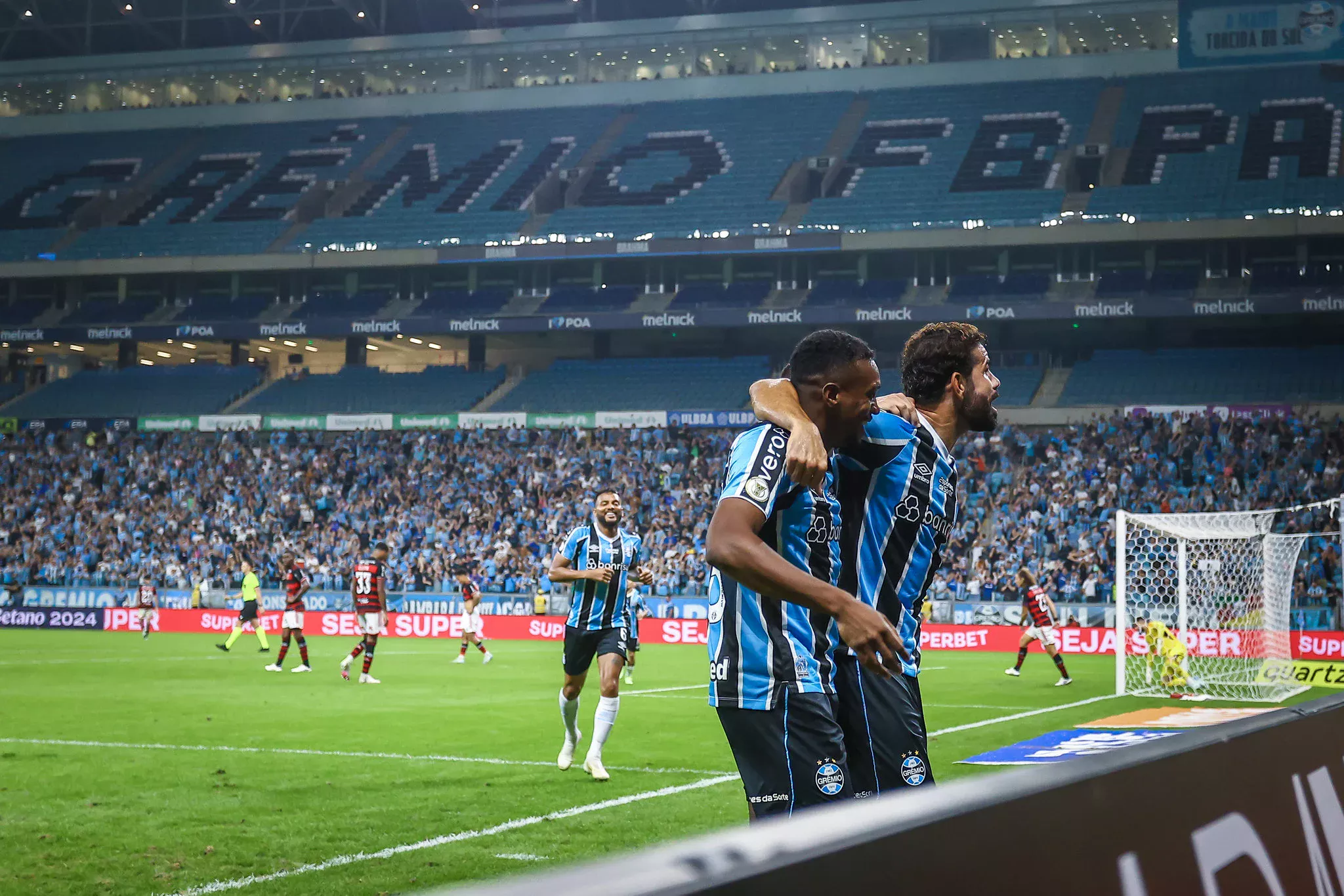 Grêmio perícia Flamengo