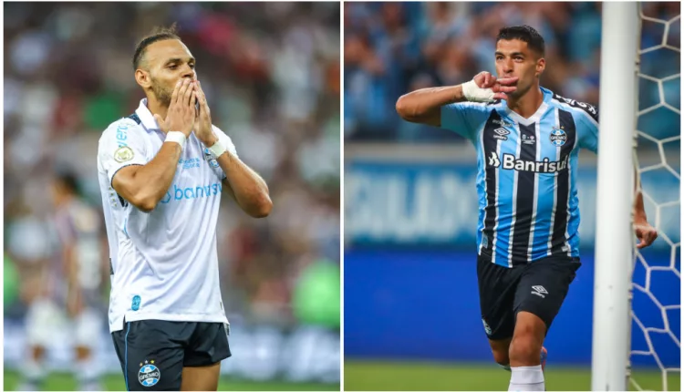 Suárez e Braithwaite no Grêmio