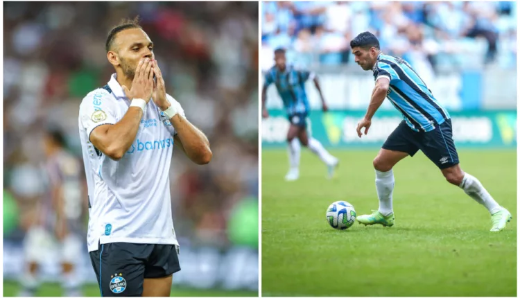 Braithwaite e Suárez pelo Grêmio