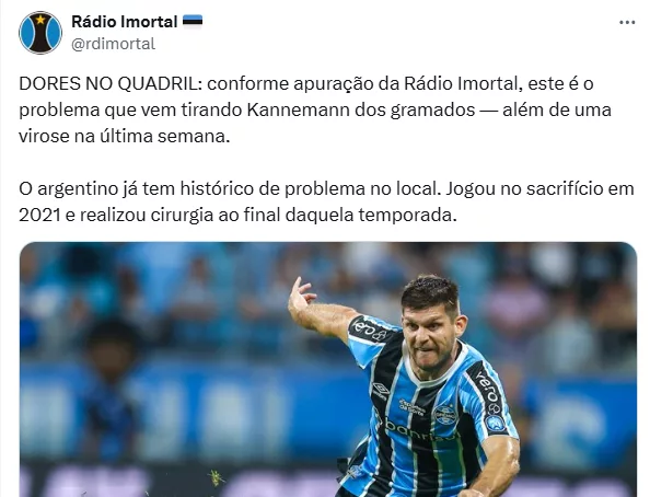 Situação de Kannemann no Grêmio pode ser mais delicada do que o esperado; entenda