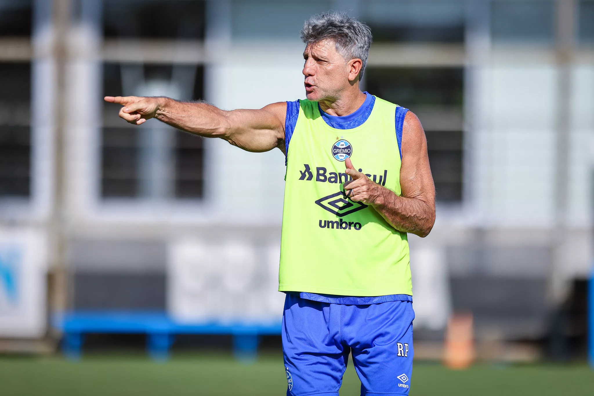 Renato responde por que está mais "fechado" agora do que na passagem entre 2016 e 2017 Renato pelo Grêmio