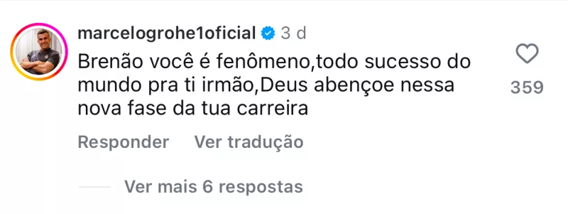 O elogio de Marcelo Grohe para um jogador que acaba de sair do Grêmio: "Fenômeno"