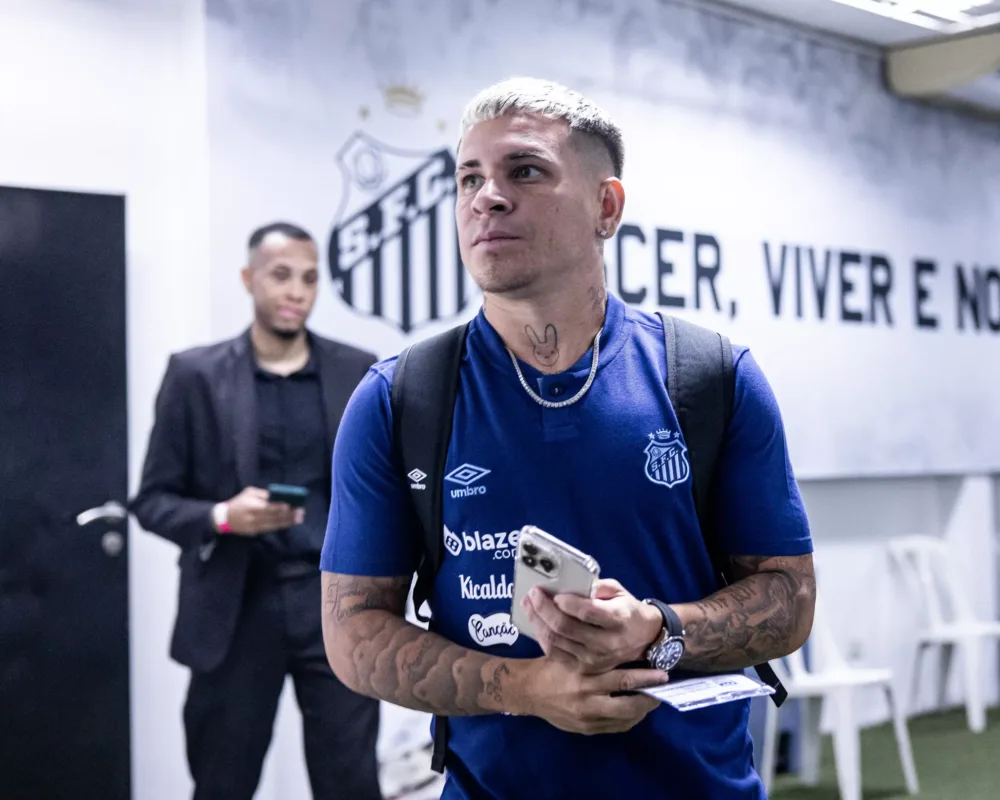Santos deve perder Guilherme, mas terá a volta de dois ex-jogadores do Grêmio no domingo Santos Grêmio Soteldo