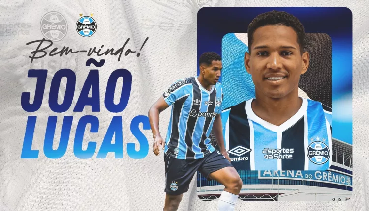 João Lucas pelo Grêmio