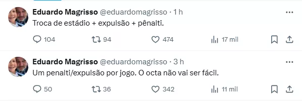 Dirigente do Grêmio insinua que Inter está sendo beneficiado: "O octa não vai ser fácil"