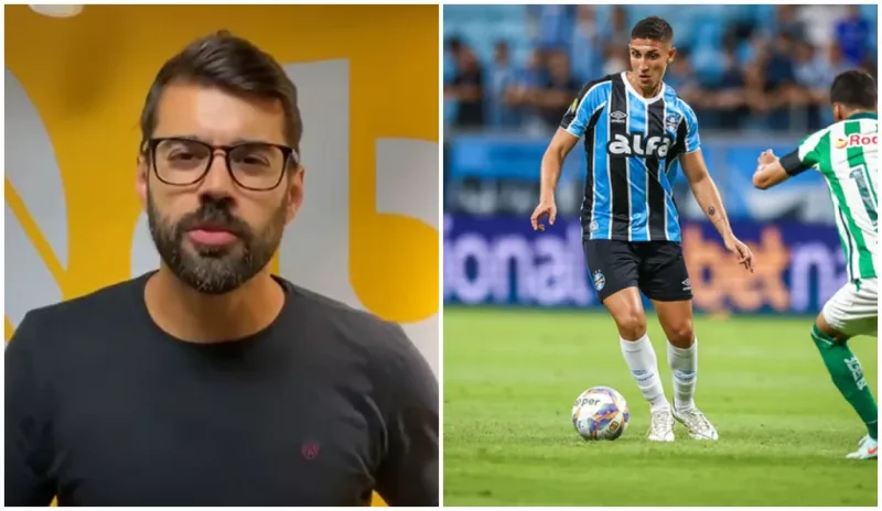 Comentarista da Rádio Gaúcha diz que Grêmio ganhou pênalti "constrangedor" na Arena Diori Grêmio Juventude