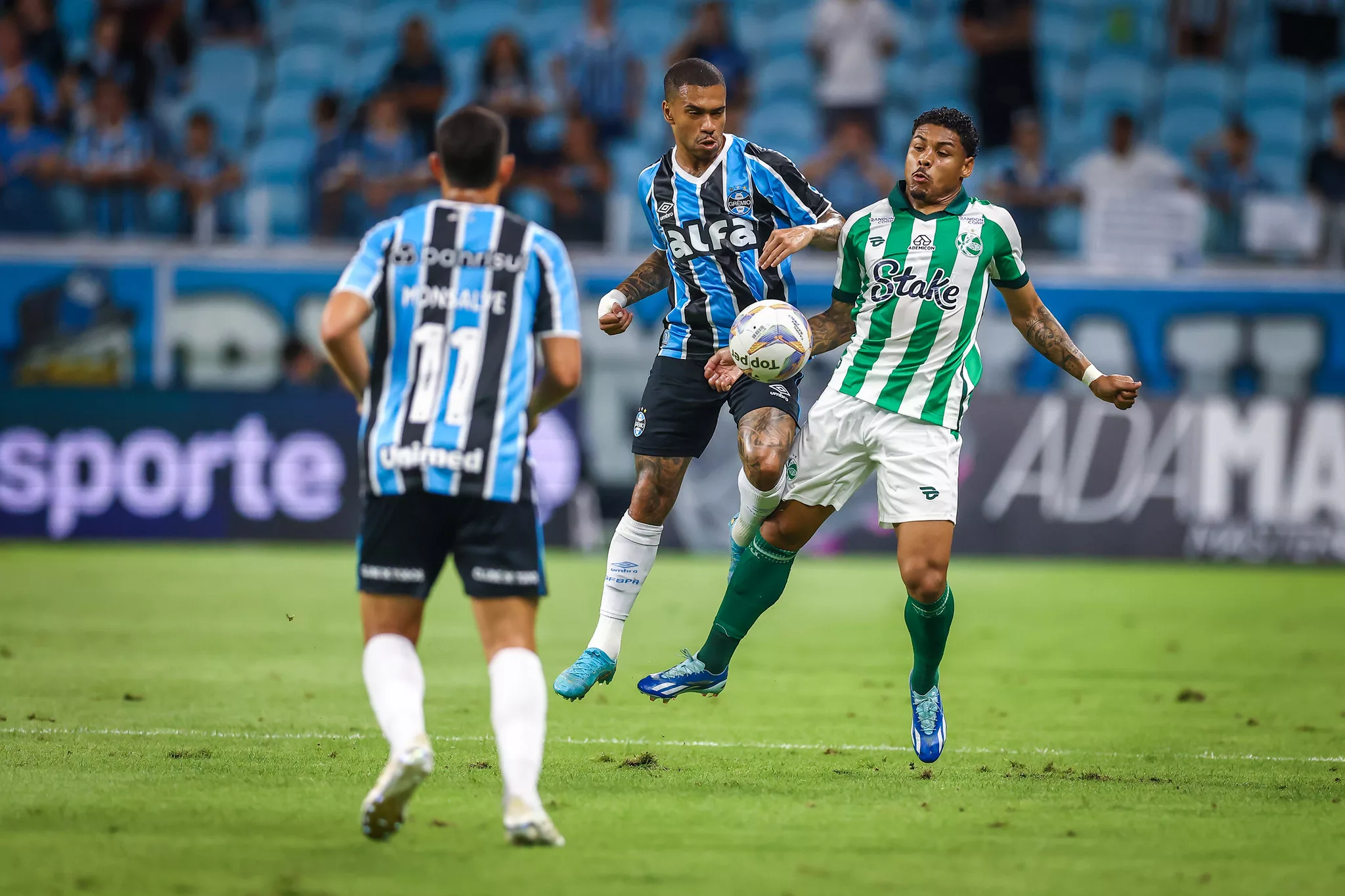 Grêmio contra o Juventude
