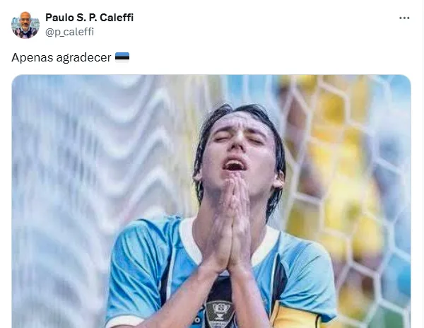 Brum e Caleffi se manifestam nas redes sociais depois da classificação do Grêmio