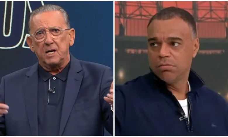 Galvão Bueno e Denilson rasgam elogios ao Inter e a Alan Patrick: "Alô, CBF" Galvão Denilson Inter