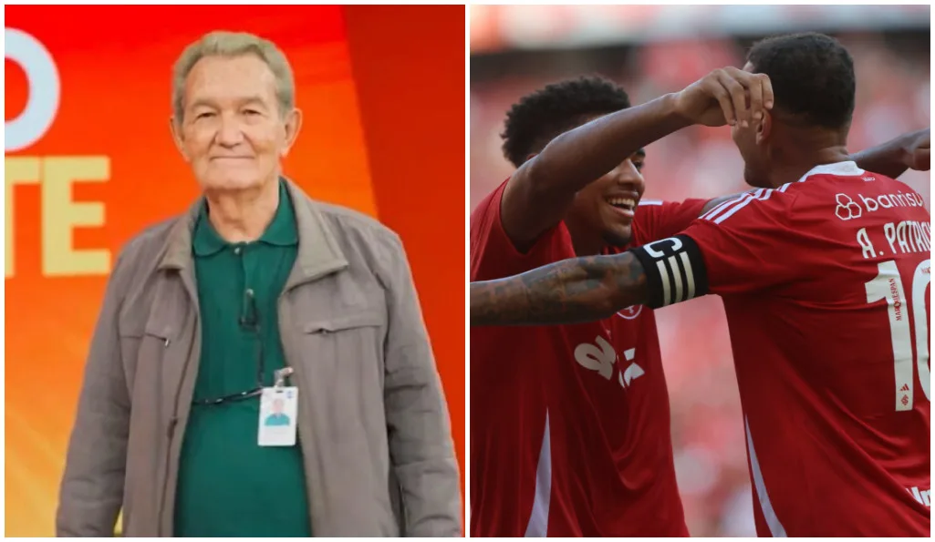"No Beira-Rio, duelo gaúcho...": Globo recria voz de Léo Batista e mostra locução de gols do Inter Léo Batista Inter