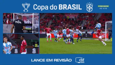 Bola bate na mão de Raykkonen, jogador do Inter