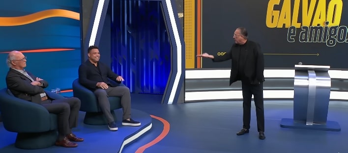 Três dos cinco debatedores do novo programa de Galvão Bueno projetam Inter no G4 Galvão Bueno Inter