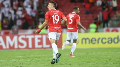 Borré alerta Inter para situação do grupo na Libertadores: "Todos rivais são difíceis" Borré pelo Inter