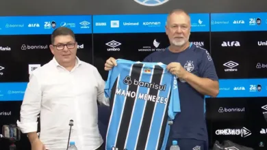 Mano Menezes comenta possibilidade de trabalhar com Felipão no Grêmio Mano Menezes pelo Grêmio
