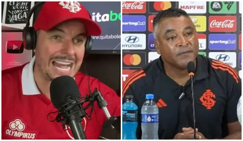 Vaguinha se preocupa com o Inter e critica escolhas na escalação: "Roger perdeu a mão" Vagner Martins, identificado com o Inter, criticou Roger Machado
