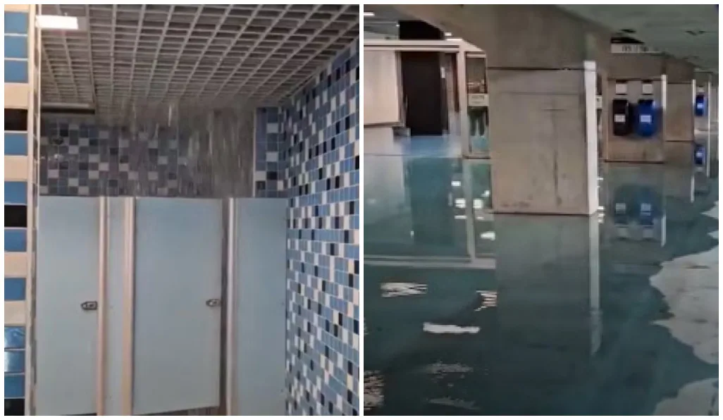 A explicação da Arena para a cena do banheiro alagado em Grêmio x Godoy Cruz Arena do Grêmio