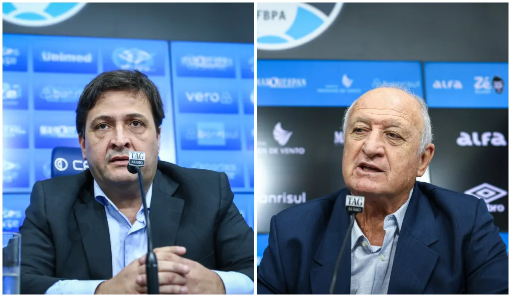 Grêmio publica comunicado após término da reunião de Guerra e Felipão na CBF Grêmio