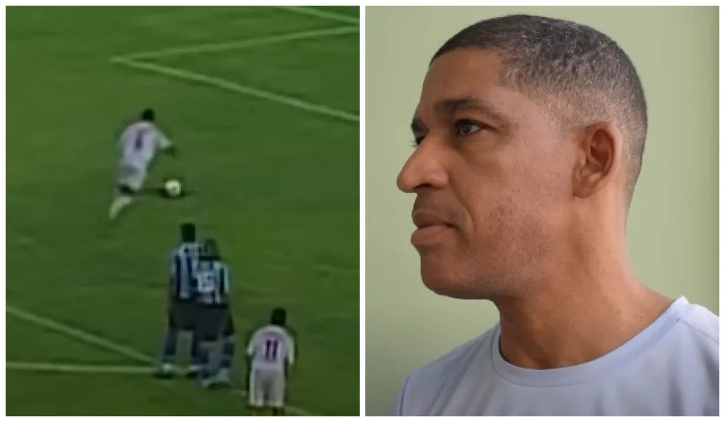 Lateral do Náutico em 2005 explica pênalti contra o Grêmio e revela: "Ninguém quis bater" Ademar ex-Náutico