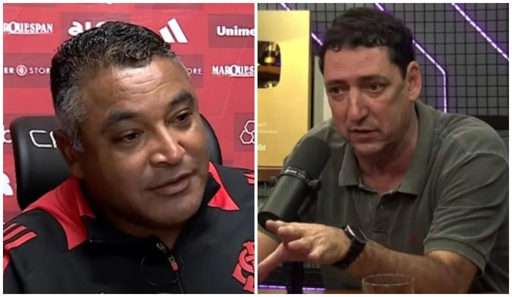 Roger envia mensagem para PVC, que divulga conteúdo ao vivo: "Quantas vezes vi" Roger e PVC